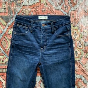 Madewell Dark Wash High Waisted Jeans